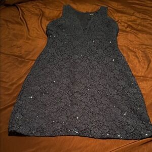 Elegant Navy Blue Dress